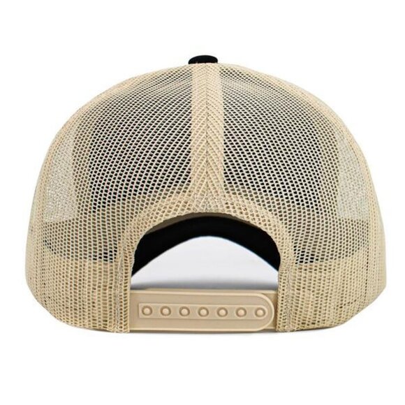 Womens Blessed Baseball Cap Hat in Black Light Pink Tan w/Flowers/Roses Trucker - Picture 3 of 4